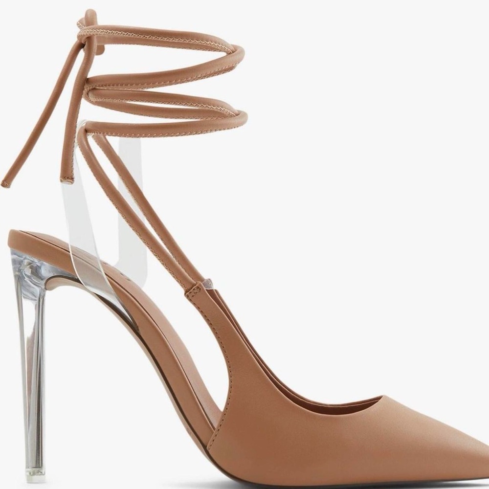 Call it spring Veronique ankle tie stiletto pumps 7.5